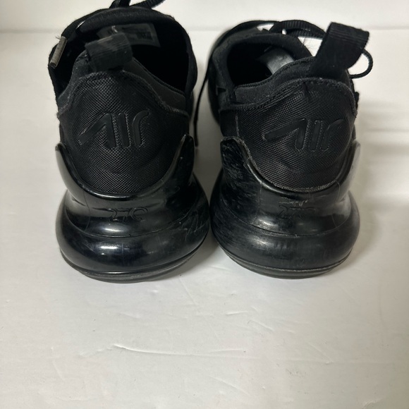 Nike Air Max 270 Triple Black Sneakers Men’s Size 8.5 - Picture 4 of 5
